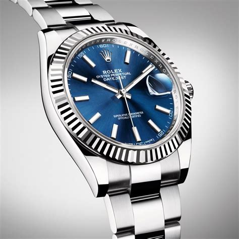 fake rolex with blue face men|rolex datejust 41 blue face.